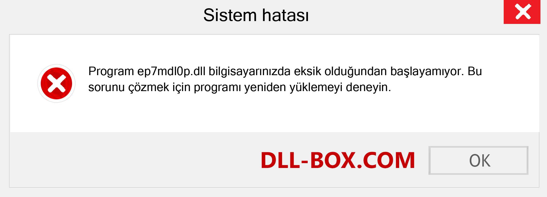 ep7mdl0p.dll dosyası eksik mi? Windows 7, 8, 10 için İndirin - Windows'ta ep7mdl0p dll Eksik Hatasını Düzeltin, fotoğraflar, resimler